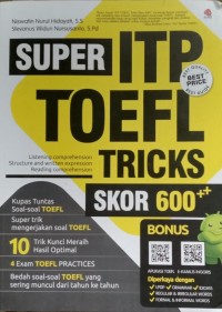 SUPER ITP TOEFL TRICKS SKOR 600