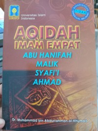 Image of Aqidah Imam Empat: Abu Hanifah, Malik, Syafi'i, Ahmad